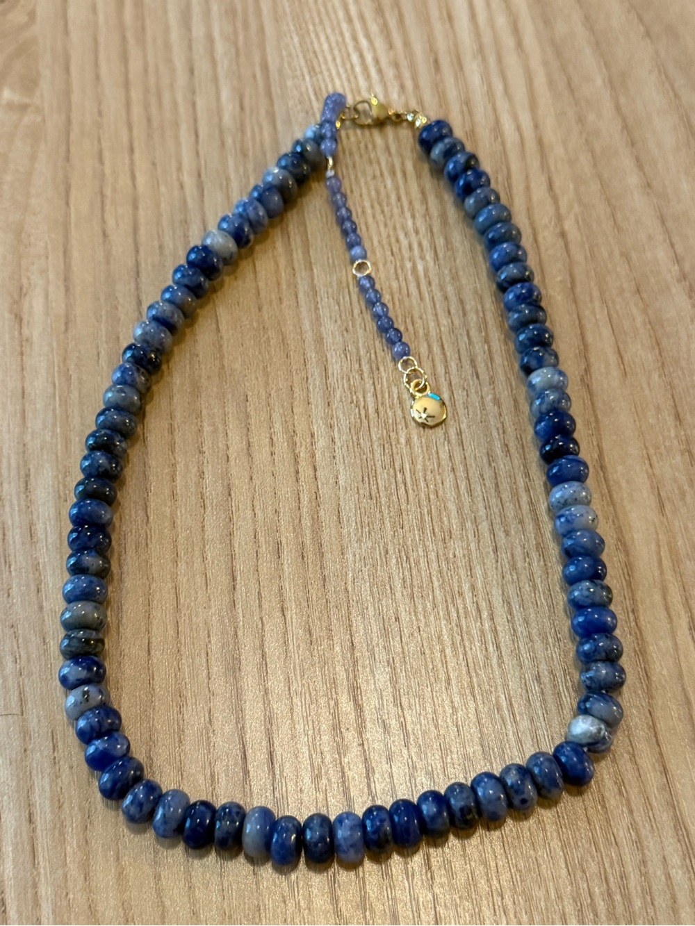New mayamar genuine Lapis Bead Necklace - Blue Women Jewelry - Picture 4 of 7